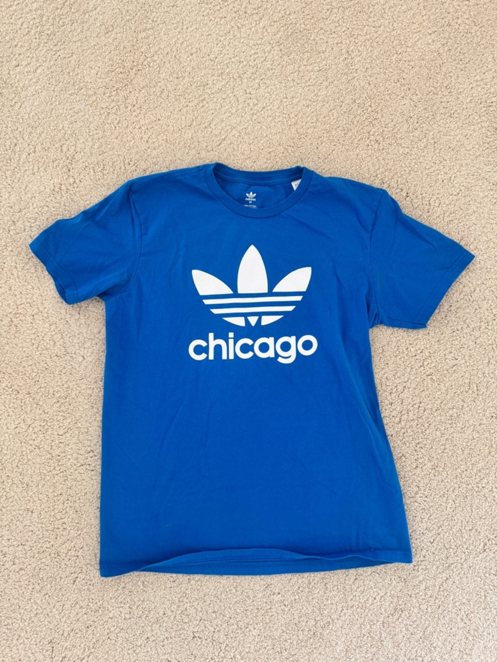 adidas Chicago Turquoise Logo Tag Tee